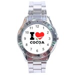 I love cocoa Stainless Steel Analogue Watch