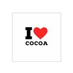 I love cocoa Satin Bandana Scarf 22  x 22 