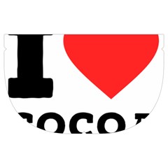 I love cocoa Make Up Case (Medium) from ArtsNow.com Side Left