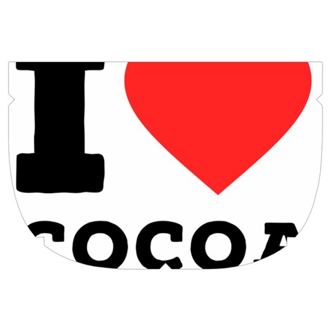I love cocoa Make Up Case (Large) from ArtsNow.com Side Right