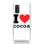 I love cocoa Samsung Galaxy S20 6.2 Inch TPU UV Case