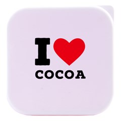 I love cocoa Stacked food storage container from ArtsNow.com Purple