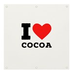 I love cocoa Banner and Sign 4  x 4 