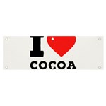 I love cocoa Banner and Sign 6  x 2 