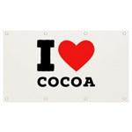 I love cocoa Banner and Sign 7  x 4 