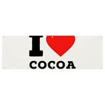 I love cocoa Banner and Sign 12  x 4 