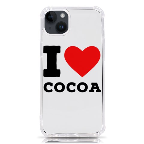 I love cocoa iPhone 14 Plus TPU UV Print Case from ArtsNow.com Front