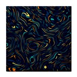 Colorful Abstract Pattern Creative Colorful Line Linear Background Tile Coaster