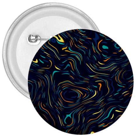 Colorful Abstract Pattern Creative Colorful Line Linear Background 3  Buttons from ArtsNow.com Front
