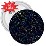 Colorful Abstract Pattern Creative Colorful Line Linear Background 3  Buttons (10 pack) 