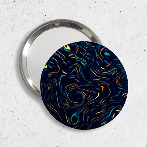 Colorful Abstract Pattern Creative Colorful Line Linear Background 2.25  Handbag Mirrors from ArtsNow.com Front