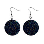 Colorful Abstract Pattern Creative Colorful Line Linear Background Mini Button Earrings