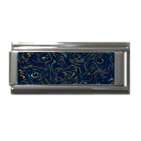 Colorful Abstract Pattern Creative Colorful Line Linear Background Superlink Italian Charm (9mm) from ArtsNow.com Front