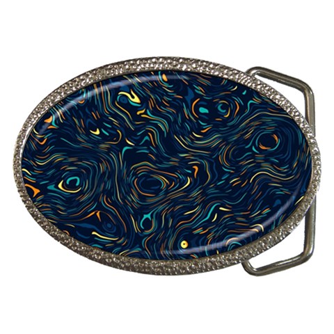 Colorful Abstract Pattern Creative Colorful Line Linear Background Belt Buckles from ArtsNow.com Front