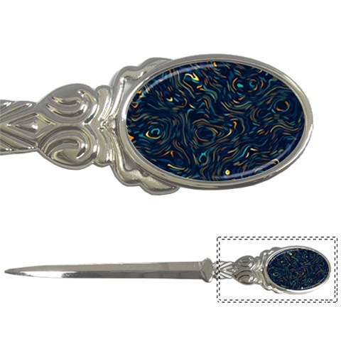Colorful Abstract Pattern Creative Colorful Line Linear Background Letter Opener from ArtsNow.com Front