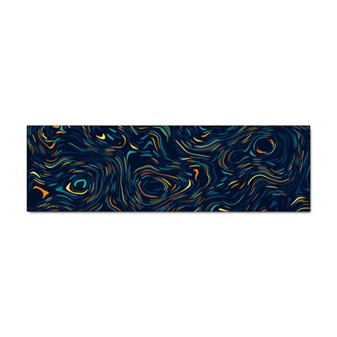 Colorful Abstract Pattern Creative Colorful Line Linear Background Sticker Bumper (10 pack) from ArtsNow.com Front