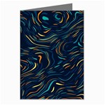 Colorful Abstract Pattern Creative Colorful Line Linear Background Greeting Cards (Pkg of 8)