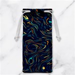 Colorful Abstract Pattern Creative Colorful Line Linear Background Jewelry Bag