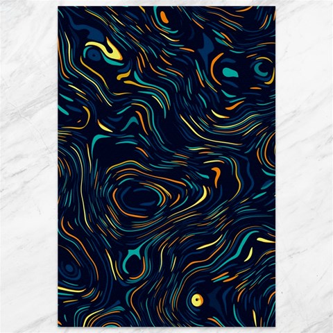 Colorful Abstract Pattern Creative Colorful Line Linear Background Canvas 12  x 18  from ArtsNow.com 11.88 x17.36  Canvas - 1