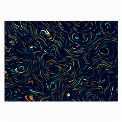 Colorful Abstract Pattern Creative Colorful Line Linear Background Large Glasses Cloth (2 Sides) from ArtsNow.com Back