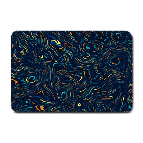 Colorful Abstract Pattern Creative Colorful Line Linear Background Small Doormat from ArtsNow.com 24 x16  Door Mat