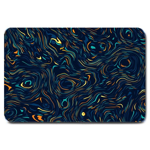 Colorful Abstract Pattern Creative Colorful Line Linear Background Large Doormat from ArtsNow.com 30 x20  Door Mat