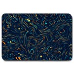 Colorful Abstract Pattern Creative Colorful Line Linear Background Large Doormat