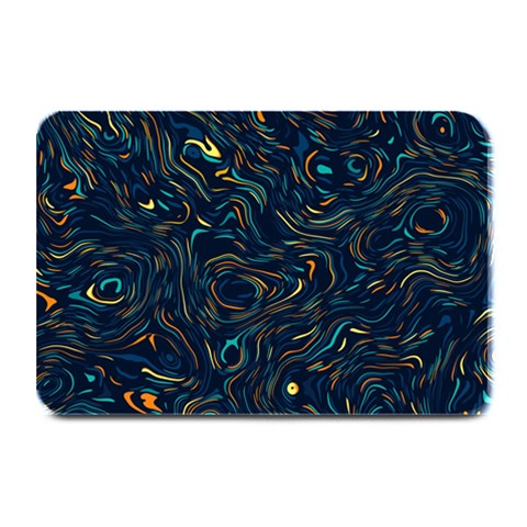Colorful Abstract Pattern Creative Colorful Line Linear Background Plate Mats from ArtsNow.com 18 x12  Plate Mat