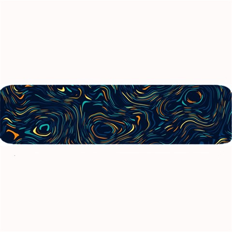 Colorful Abstract Pattern Creative Colorful Line Linear Background Large Bar Mat from ArtsNow.com 32 x8.5  Bar Mat