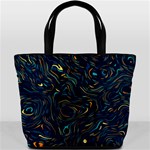 Colorful Abstract Pattern Creative Colorful Line Linear Background Bucket Bag