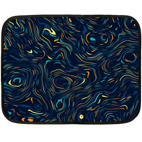 Colorful Abstract Pattern Creative Colorful Line Linear Background Two Sides Fleece Blanket (Mini) from ArtsNow.com 35 x27  Blanket Back