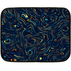 Colorful Abstract Pattern Creative Colorful Line Linear Background Two Sides Fleece Blanket (Mini) from ArtsNow.com 35 x27  Blanket Back