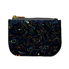 Colorful Abstract Pattern Creative Colorful Line Linear Background Mini Coin Purse from ArtsNow.com Front