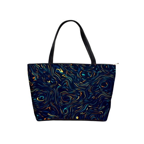 Colorful Abstract Pattern Creative Colorful Line Linear Background Classic Shoulder Handbag from ArtsNow.com Front