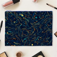 Colorful Abstract Pattern Creative Colorful Line Linear Background Cosmetic Bag (XL) from ArtsNow.com Front