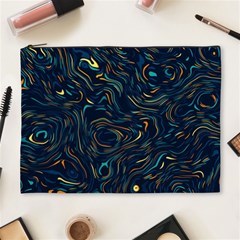 Colorful Abstract Pattern Creative Colorful Line Linear Background Cosmetic Bag (XL) from ArtsNow.com Front