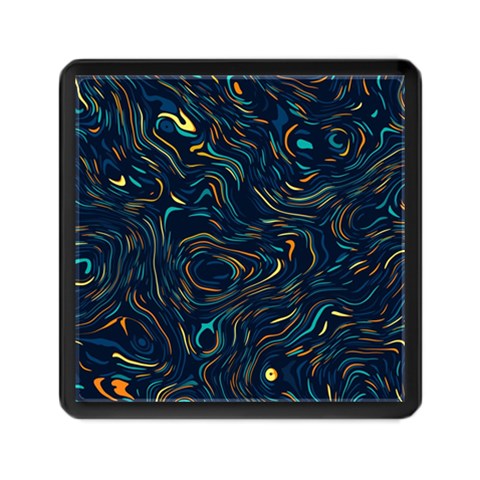 Colorful Abstract Pattern Creative Colorful Line Linear Background Memory Card Reader (Square) from ArtsNow.com Front