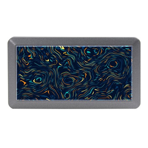 Colorful Abstract Pattern Creative Colorful Line Linear Background Memory Card Reader (Mini) from ArtsNow.com Front