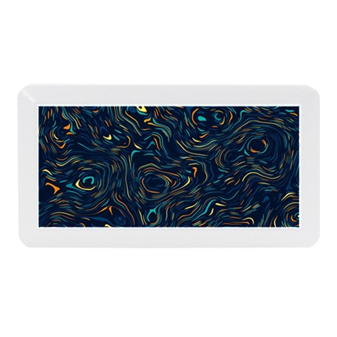 Colorful Abstract Pattern Creative Colorful Line Linear Background Memory Card Reader (Mini) from ArtsNow.com Front