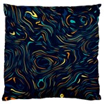 Colorful Abstract Pattern Creative Colorful Line Linear Background Large Cushion Case (Two Sides)