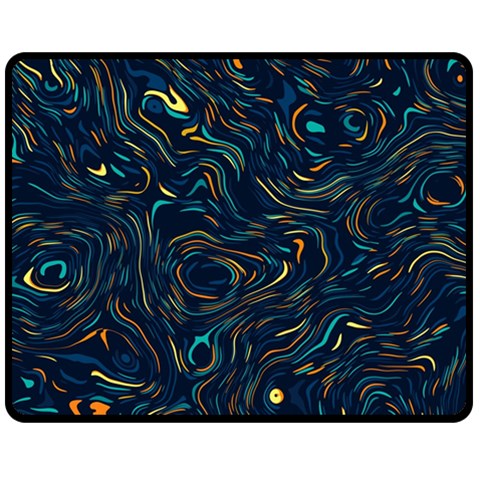 Colorful Abstract Pattern Creative Colorful Line Linear Background Two Sides Fleece Blanket (Medium) from ArtsNow.com 58.8 x47.4  Blanket Back