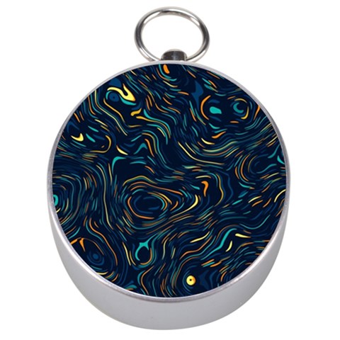 Colorful Abstract Pattern Creative Colorful Line Linear Background Silver Compasses from ArtsNow.com Front