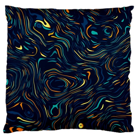 Colorful Abstract Pattern Creative Colorful Line Linear Background Large Premium Plush Fleece Cushion Case (One Side) from ArtsNow.com Front