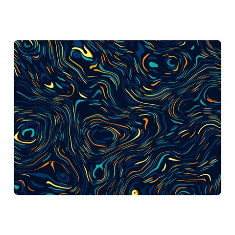 Colorful Abstract Pattern Creative Colorful Line Linear Background Two Sides Premium Plush Fleece Blanket (Mini) from ArtsNow.com 35 x27  Blanket Front