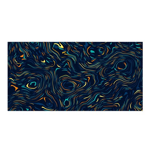 Colorful Abstract Pattern Creative Colorful Line Linear Background Satin Shawl 45  x 80  from ArtsNow.com Front