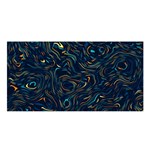 Colorful Abstract Pattern Creative Colorful Line Linear Background Satin Shawl 45  x 80 