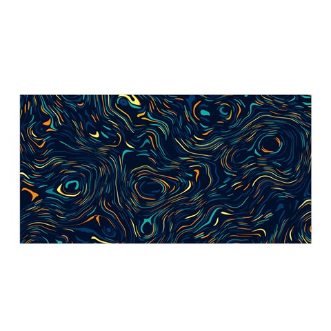 Colorful Abstract Pattern Creative Colorful Line Linear Background Satin Wrap 35  x 70  from ArtsNow.com Front