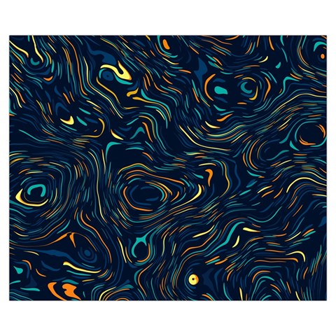 Colorful Abstract Pattern Creative Colorful Line Linear Background Zipper Medium Tote Bag from ArtsNow.com Back