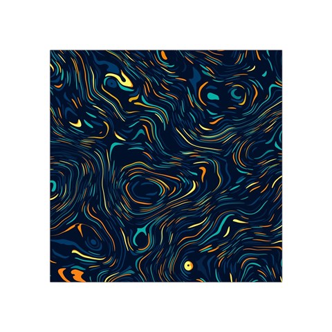 Colorful Abstract Pattern Creative Colorful Line Linear Background Square Tapestry (Small) from ArtsNow.com Front