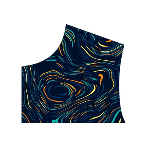 Colorful Abstract Pattern Creative Colorful Line Linear Background Women s Button Up Vest from ArtsNow.com Top Left